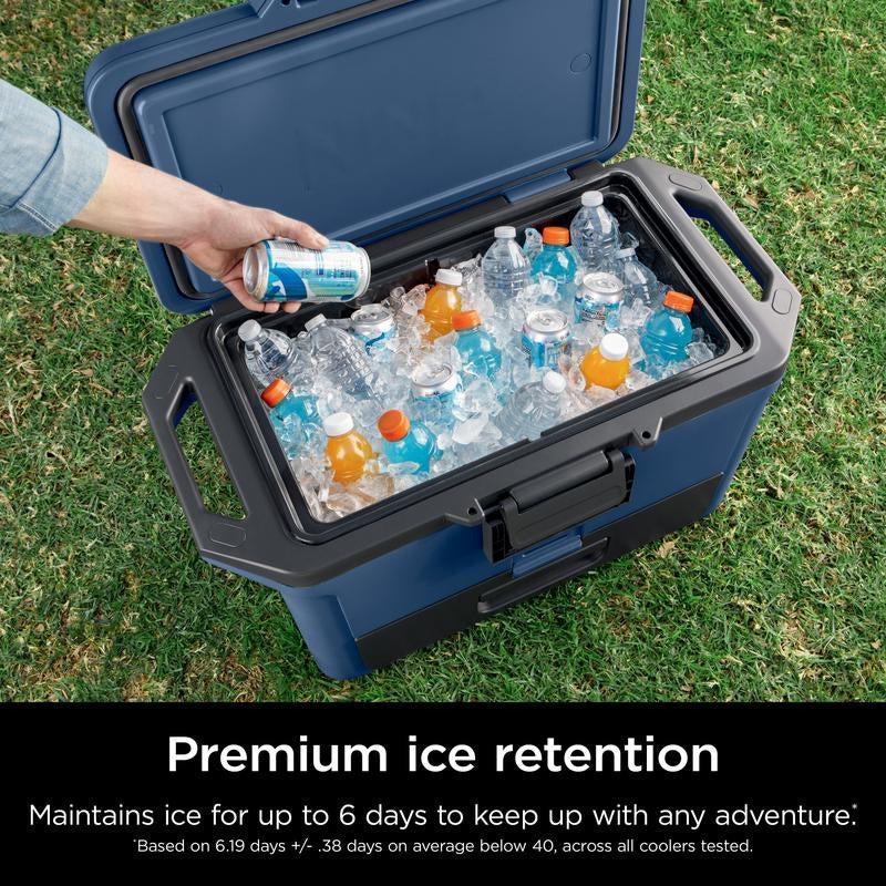 FrostVault 50qt Hard Cooler with Dry Zone
