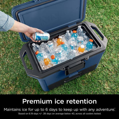 FrostVault 50qt Hard Cooler with Dry Zone
