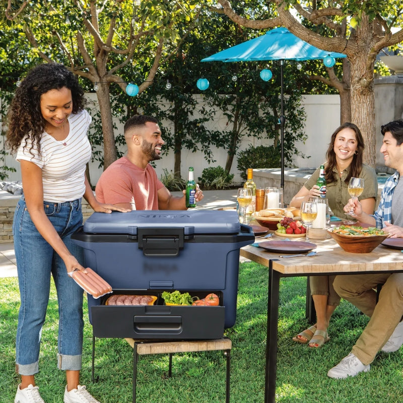 FrostVault 50qt Hard Cooler with Dry Zone