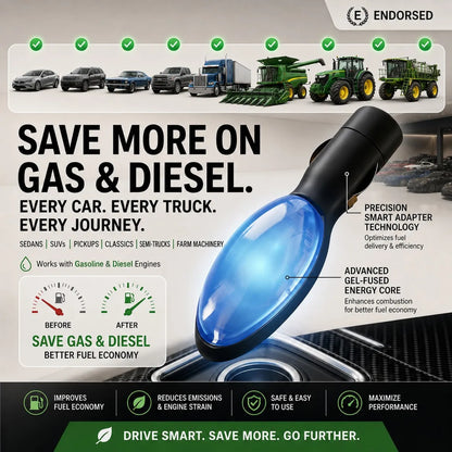 🔥 New Drop Plug-and-Play Fuel Saver: Drive Further, Improve Fuel Efficiency