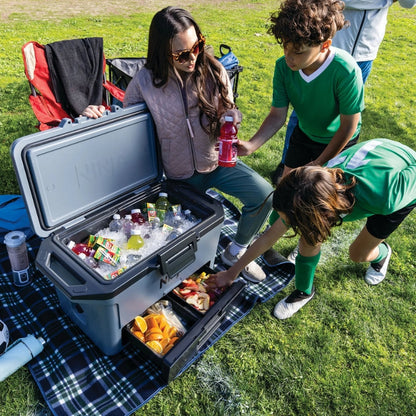 FrostVault 50qt Hard Cooler with Dry Zone