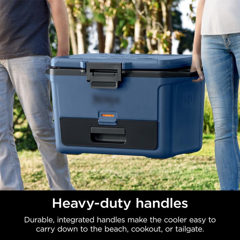 FrostVault 50qt Hard Cooler with Dry Zone