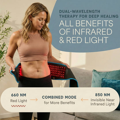 AllevaRed Red Light Therapy Belt