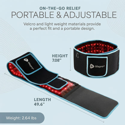 AllevaRed Red Light Therapy Belt